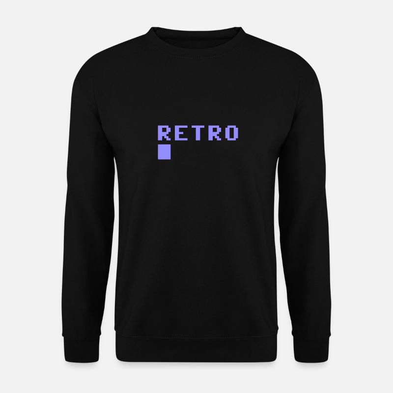 Retro 8bit - Unisex Pullover - Schwarz