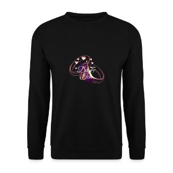 Pärchen Du & Ich - Unisex Pullover - Schwarz - Vorne - Alina (178cm) & Michal (187cm)