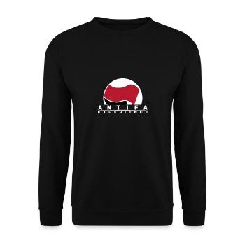 Antifaschistische Erfahrung - Unisex Pullover - Schwarz - Vorne - Alina (178cm) & Michal (187cm)