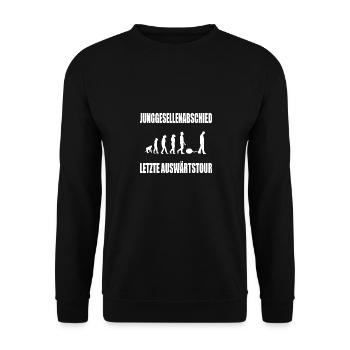 JGA - Unisex Pullover - Schwarz - Vorne - Alina (178cm) & Michal (187cm)