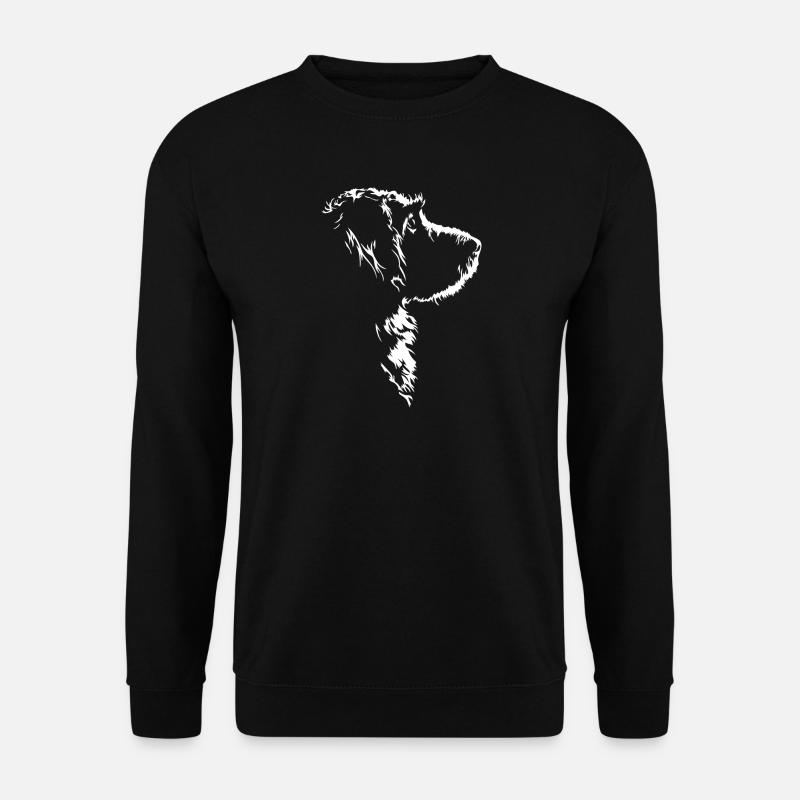 Goldendoodle Hunde Hund Silhouette Wilsigns - Unisex Pullover - Schwarz