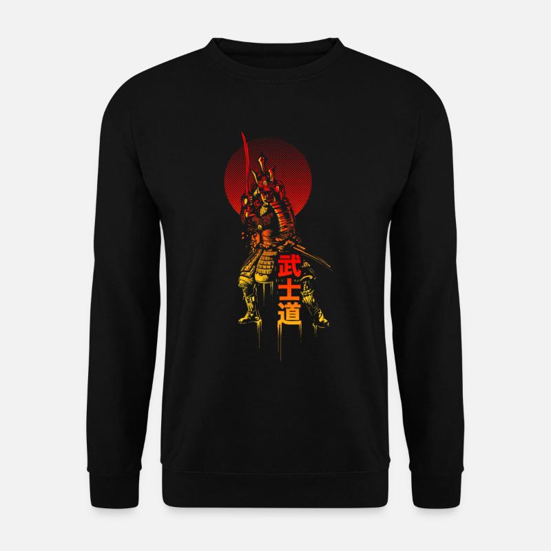 Samurai - Unisex Pullover - Schwarz
