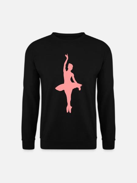 ballarina rosa Ballett Tänzerin - Unisex Pullover - Schwarz