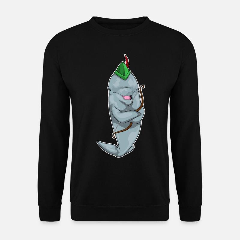 Arc de dauphin - Sweat-shirt Unisexe - noir