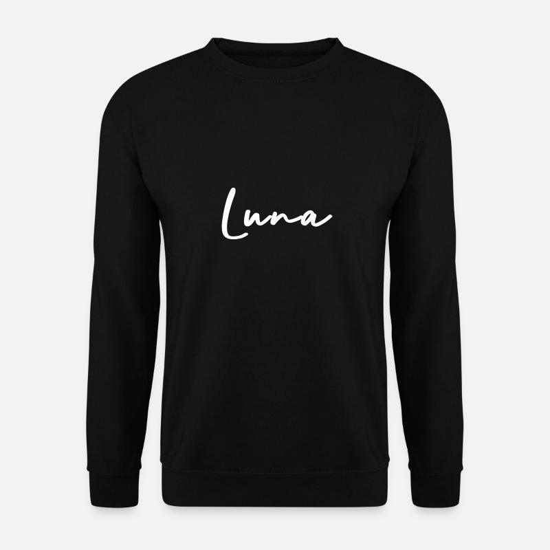 Luna - Unisex Pullover - Schwarz