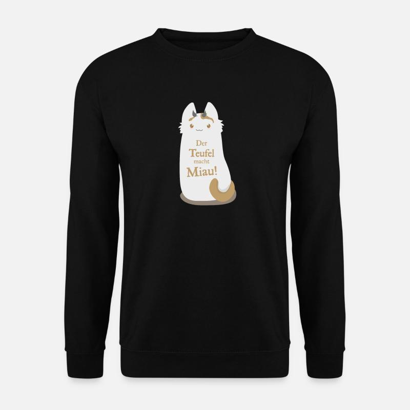 Miau - Unisex Pullover - Schwarz