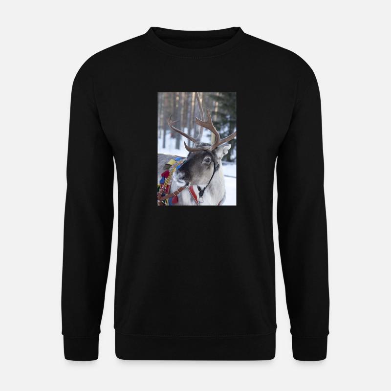 Reindeer - Unisex Sweatshirt - black