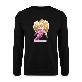 Anges de Noël - Sonja Ariel de Staden - Sweat-shirt Unisexe - noir - Devant - Alina (178cm) & Michal (187cm)