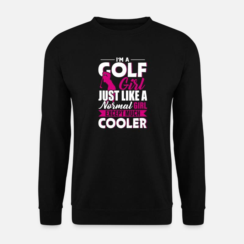 Golferin - Unisex Pullover - Schwarz