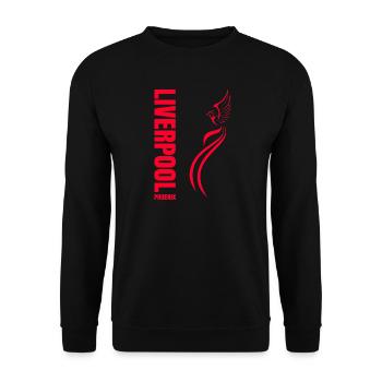 LIVERPOOL PHOENIX - Unisex Sweatshirt - black - Front - Alina (178cm) & Michal (187cm)
