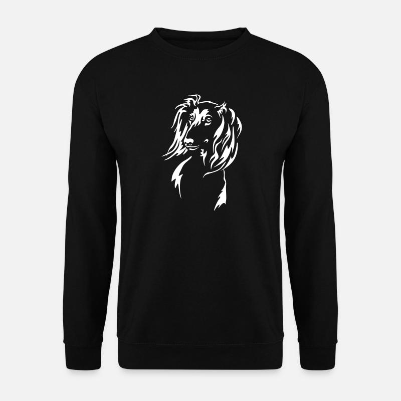 Saluki Head "Black Edition" - Unisex Sweatshirt - black