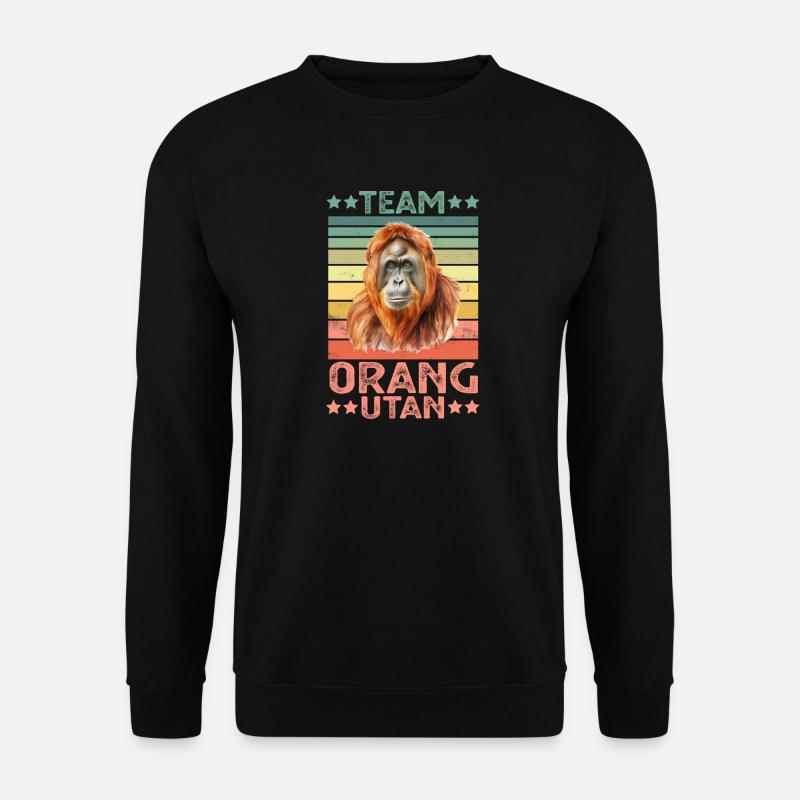 Orang-Utan - Unisex Pullover - Schwarz