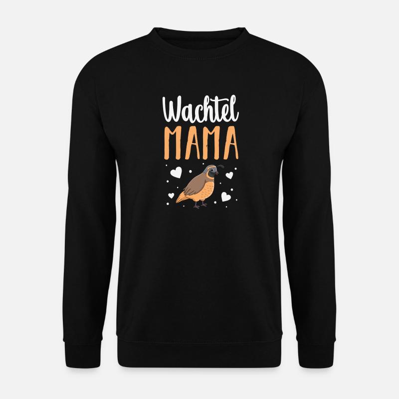 Wachtel - Unisex Pullover - Schwarz