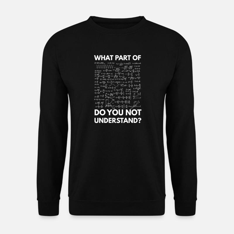 Lustiger Physiklehrer Großer Liebhaber - Unisex Pullover - Schwarz