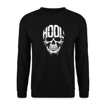 Hooligan - Sport Ultra Tee - Unisex Sweatshirt - black - Front - Alina (178cm) & Michal (187cm)