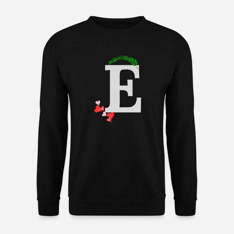 E - Unisex Sweatshirt - black