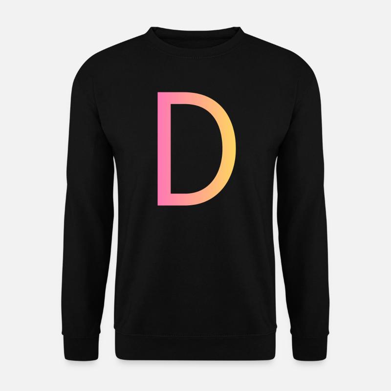 D - Unisex Sweatshirt - black