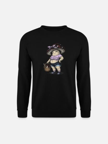 Steinpilze - Unisex Pullover - Schwarz