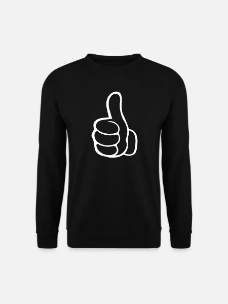 like hand - Unisex Sweatshirt - black