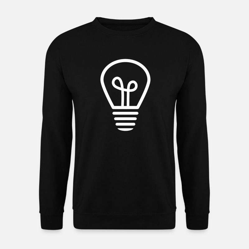 light bulb - Unisex Sweatshirt - black