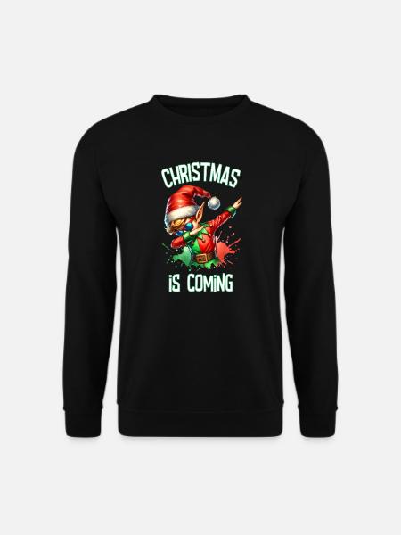 Noël approche Joyeux Noël Elfe - Sweat-shirt Unisexe - noir
