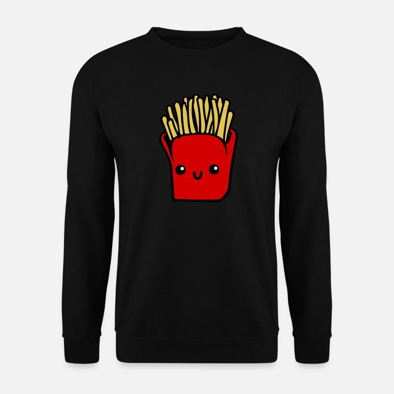 Pommes frites - Unisex Pullover - Schwarz