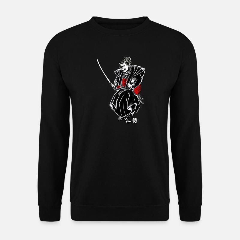 Samurai - Unisex Pullover - Schwarz