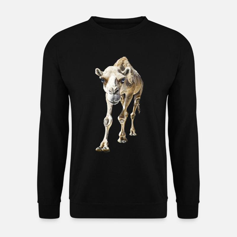 Kamel - Unisex Pullover - Schwarz