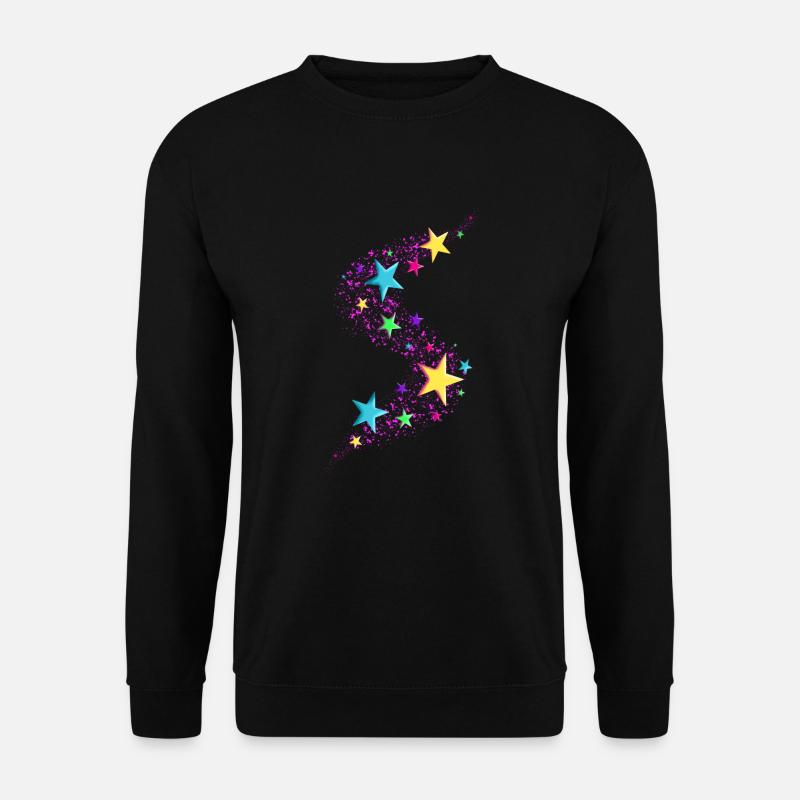 Étoile - Couleurs - Sweat-shirt Unisexe - noir