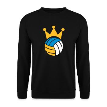 Beachvolleyball - Unisex Pullover - Schwarz - Vorne - Alina (178cm) & Michal (187cm)