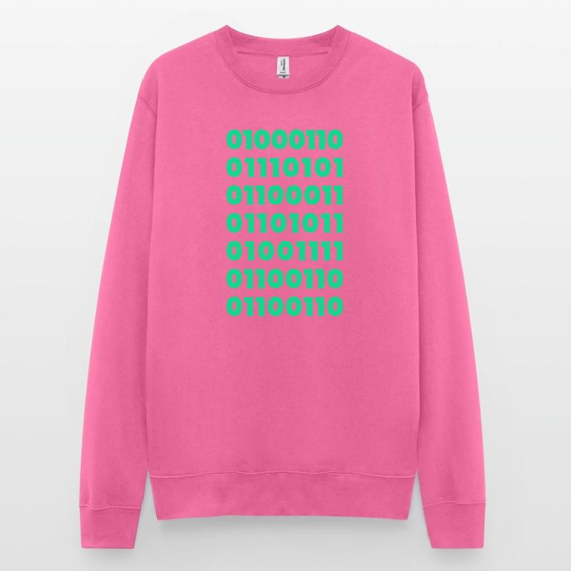 Binary Code Message Tee: Subtle Yet Bold Unisex Sweatshirt