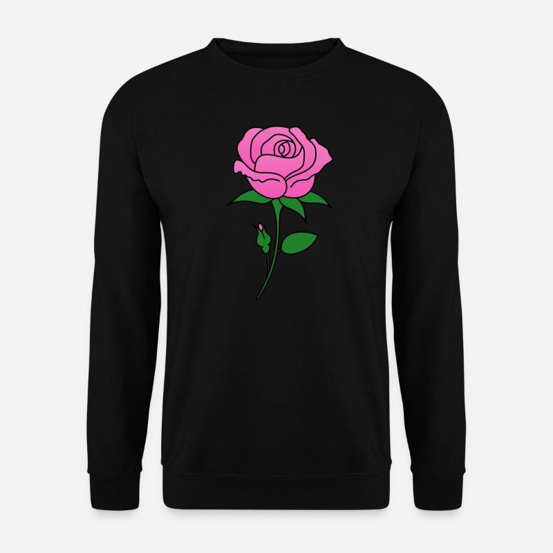 Rose pink - Unisex Pullover - Schwarz