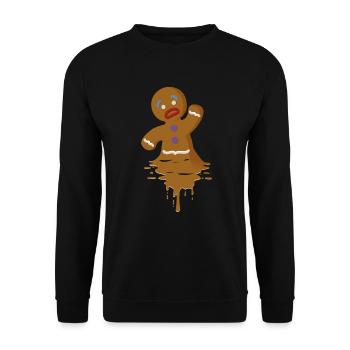 Ginger bread SOS - Sweat-shirt Unisexe - noir - Devant - Alina (178cm) & Michal (187cm)