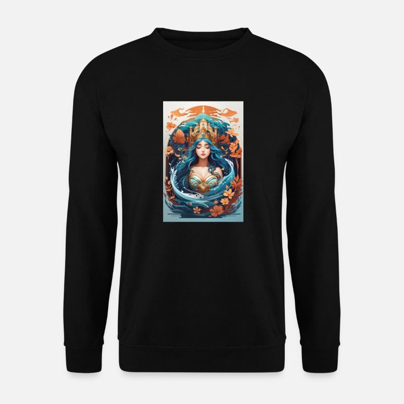 Amphitrite déesse de la mer - Sweat-shirt Unisexe - noir