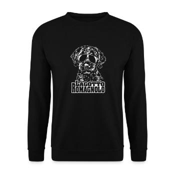 LAGOTTO ROMAGNOLO cool lunettes de soleil chien Wilsigns - Sweat-shirt Unisexe - noir - Devant - Alina (178cm) & Michal (187cm)