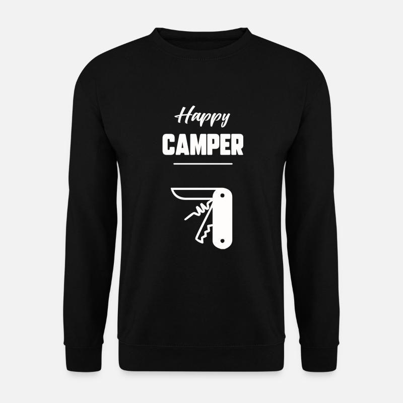 Happy camper - Unisex Sweatshirt - black