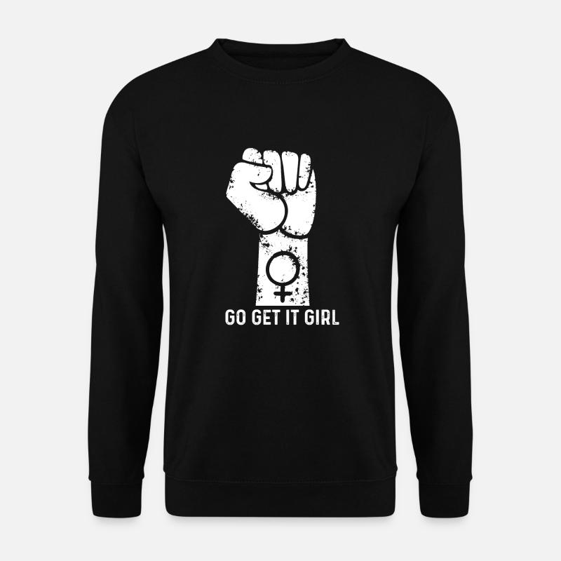 Mädchen Feministin - Unisex Pullover - Schwarz