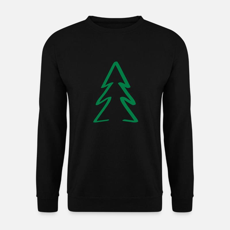 baum weihnachten - Unisex Pullover - Schwarz