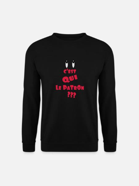 LE PATRON - Sweat-shirt Unisexe - noir