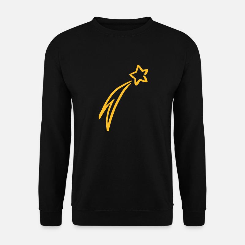 Sternschnuppe drawing - Unisex Pullover - Schwarz