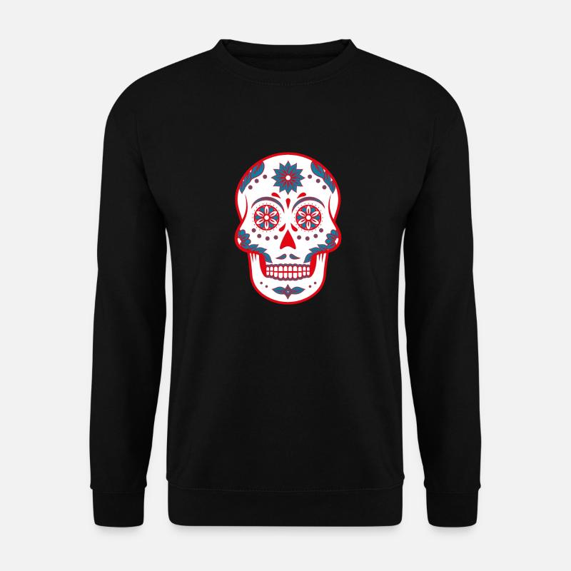 Sugar Skull - Unisex Sweatshirt - black