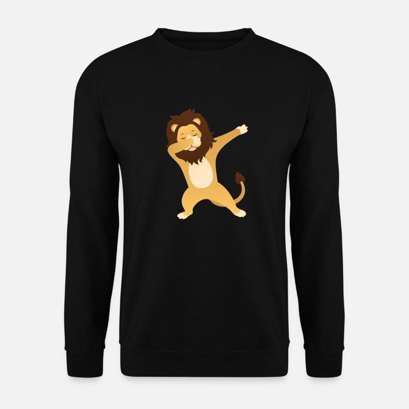Lion Dab Dance - Cool Gift - Unisex Sweatshirt - black