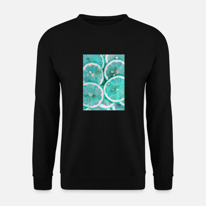 zitrone - Unisex Pullover - Schwarz