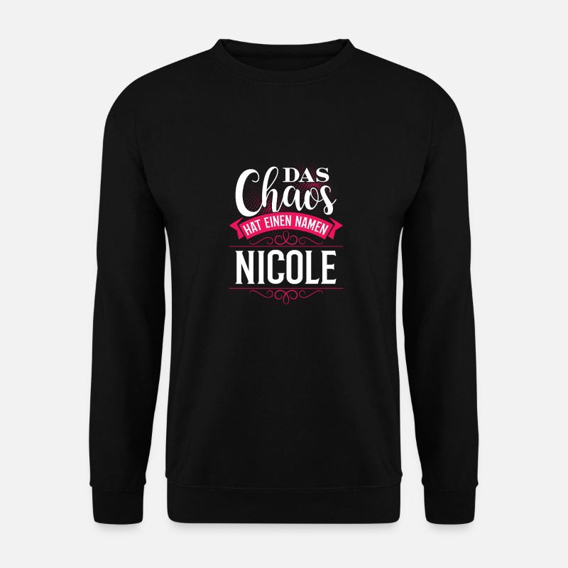 NICOLE - chaos - Unisex Pullover - Schwarz