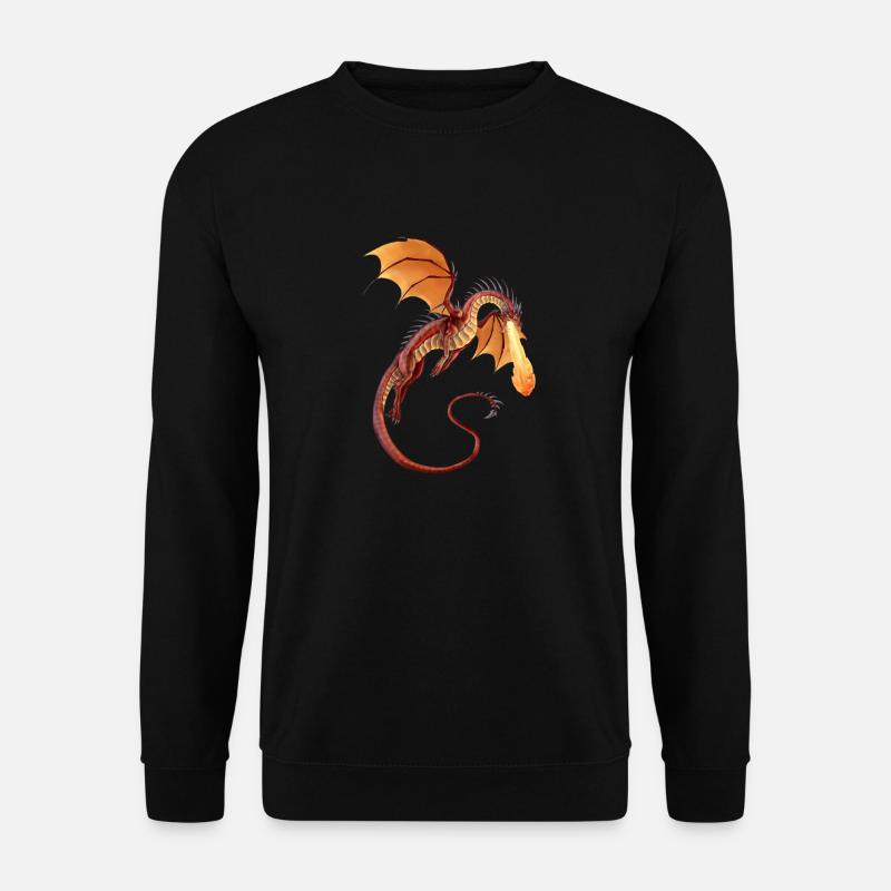 Fire Dragon - Unisex Sweatshirt - black