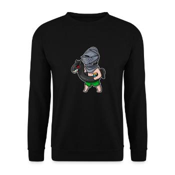 HEMA Sommer - Unisex Pullover - Schwarz - Vorne - Alina (178cm) & Michal (187cm)