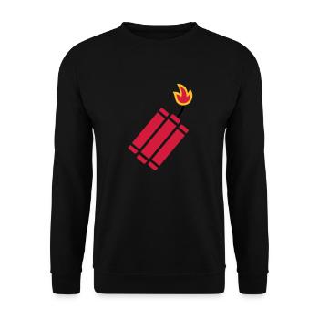 Dynamite bomb - Unisex Sweatshirt - black - Front - Alina (178cm) & Michal (187cm)