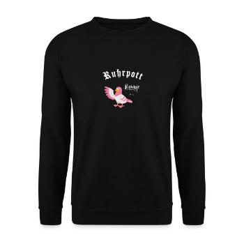 Ruhrpott Flamingo - Sweat-shirt Unisexe - noir - Devant - Alina (178cm) & Michal (187cm)