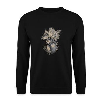 forest king - Sweat-shirt Unisexe - noir - Devant - Alina (178cm) & Michal (187cm)