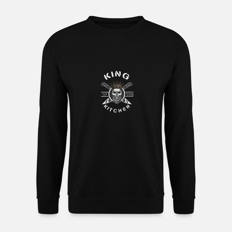King of the kitchen - Unisex Pullover - Schwarz